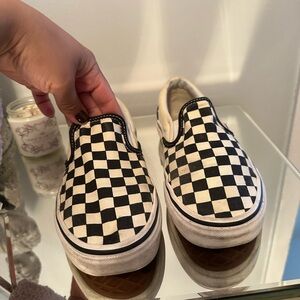 Vans Black and White Checkered Shoes